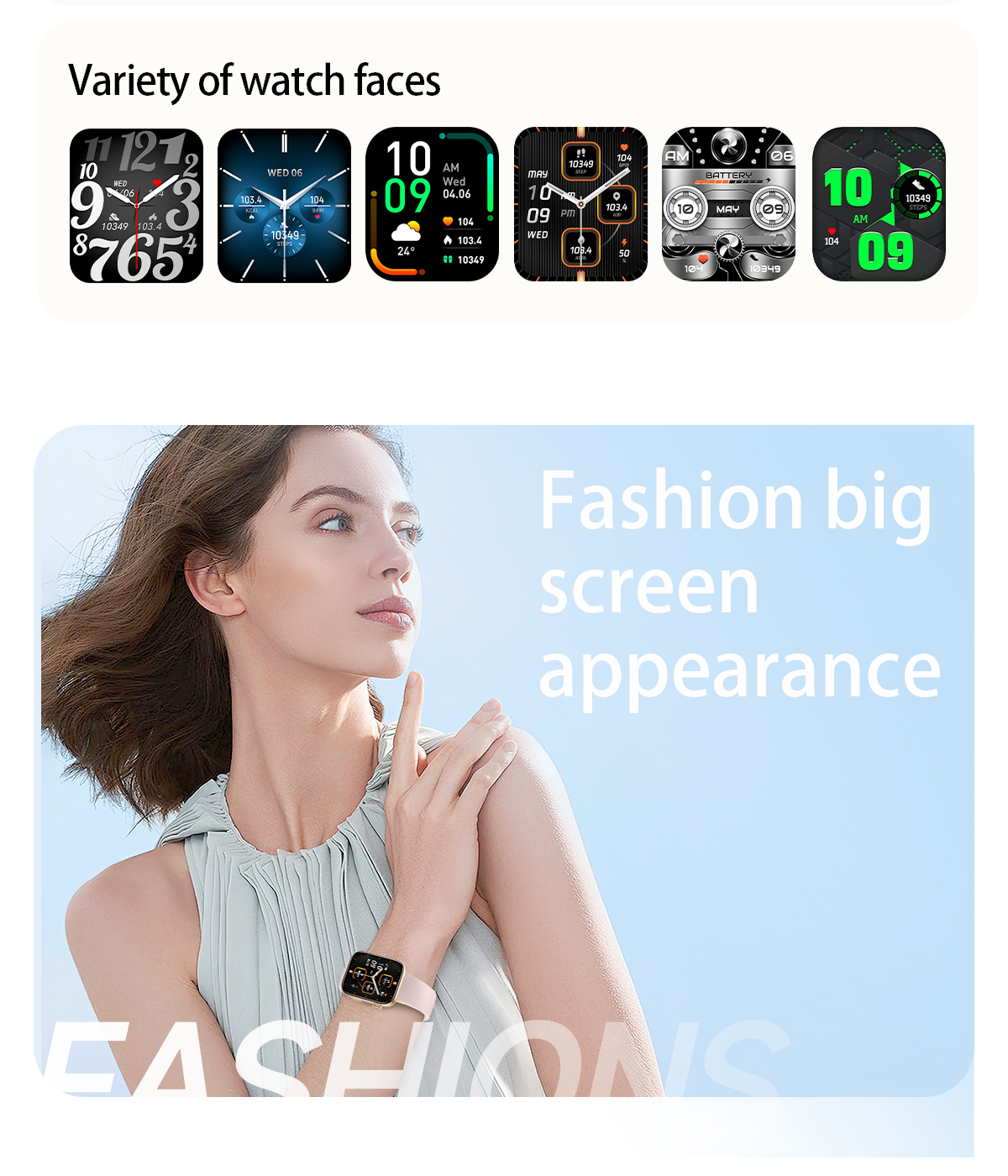 Philippe Palmer Smart Watch LP51 AMOLED Gold - 23