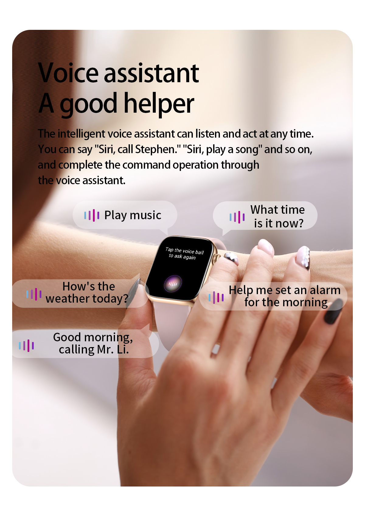Philippe Palmer Smart Watch LP51 AMOLED Gold - 37