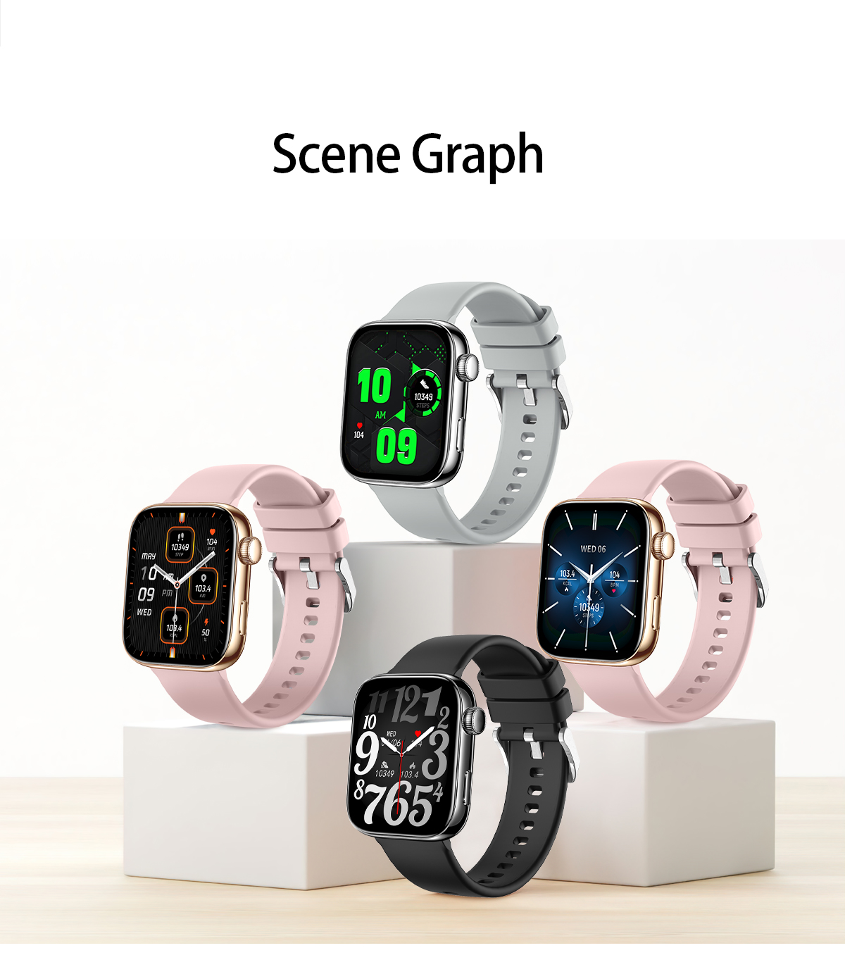 Philippe Palmer Smart Watch LP51 AMOLED Gold - 42