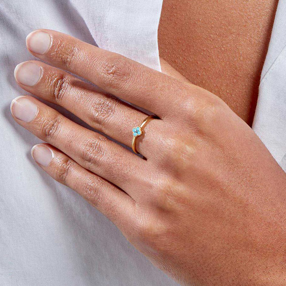 Canard Jewelry S925 Ring Bella 18K Gold - 2