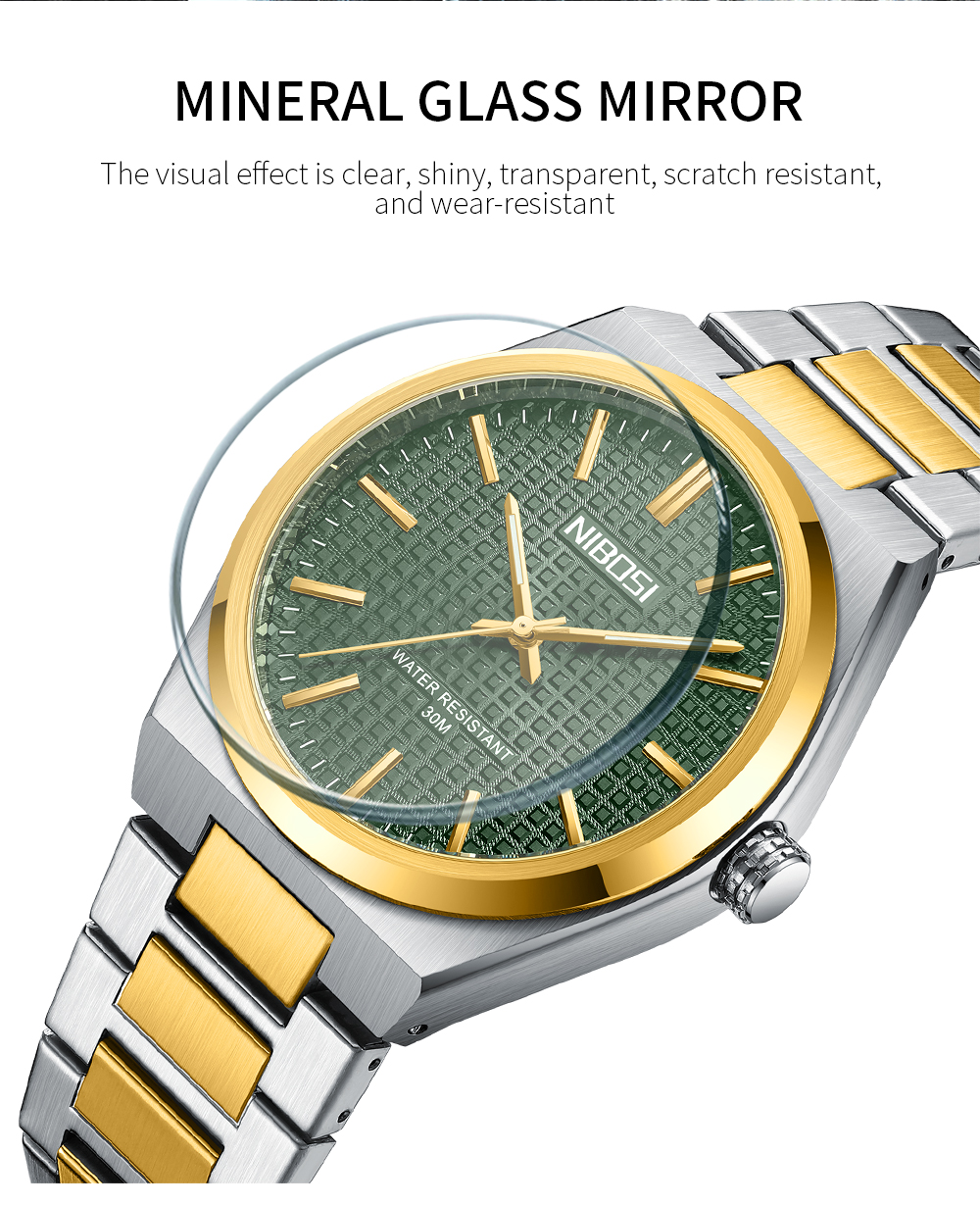 Nibosi Maestro Silver Gold Green - 15
