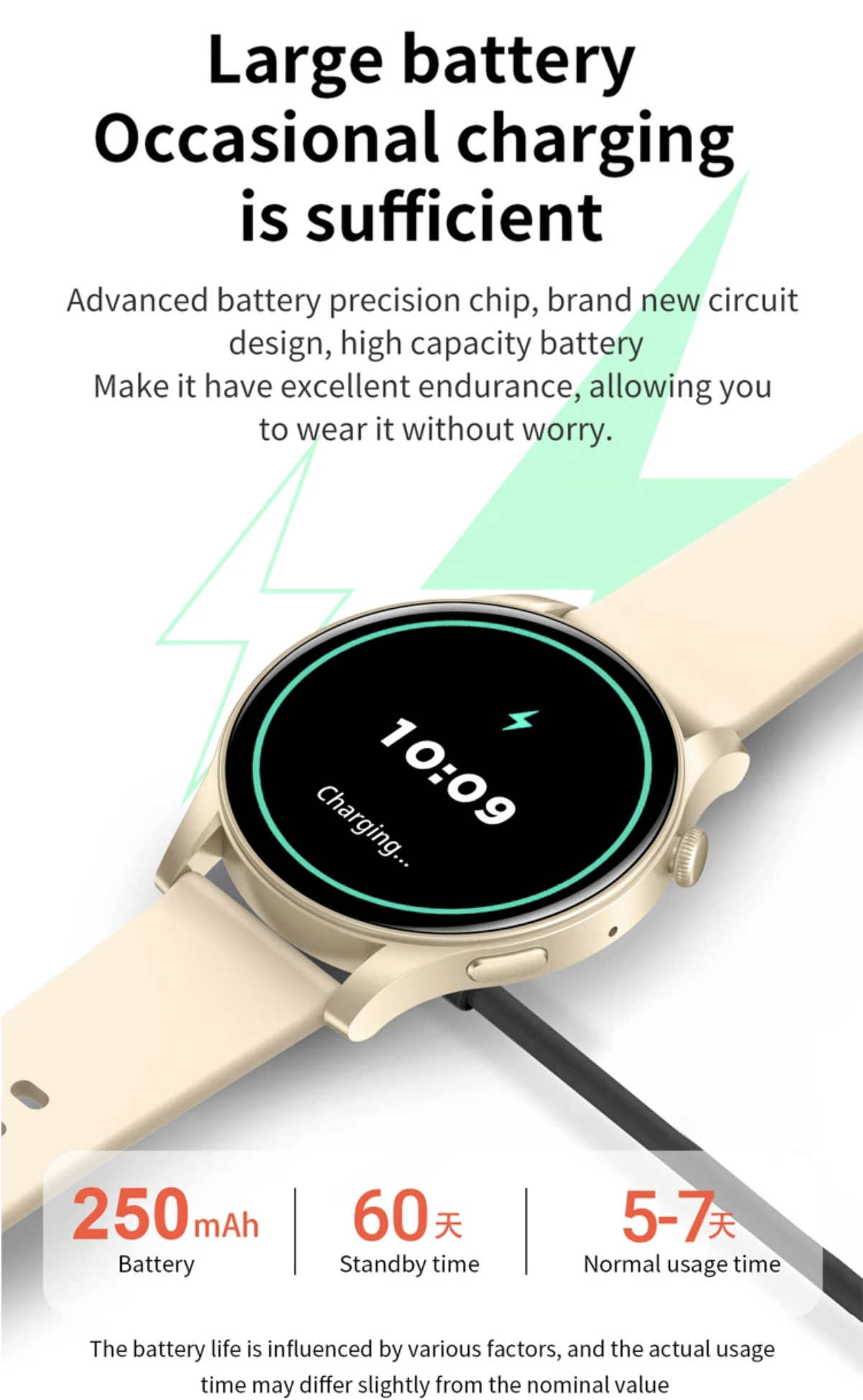 Philippe Palmer Smart Watch LP58 AMOLED Gold - 27