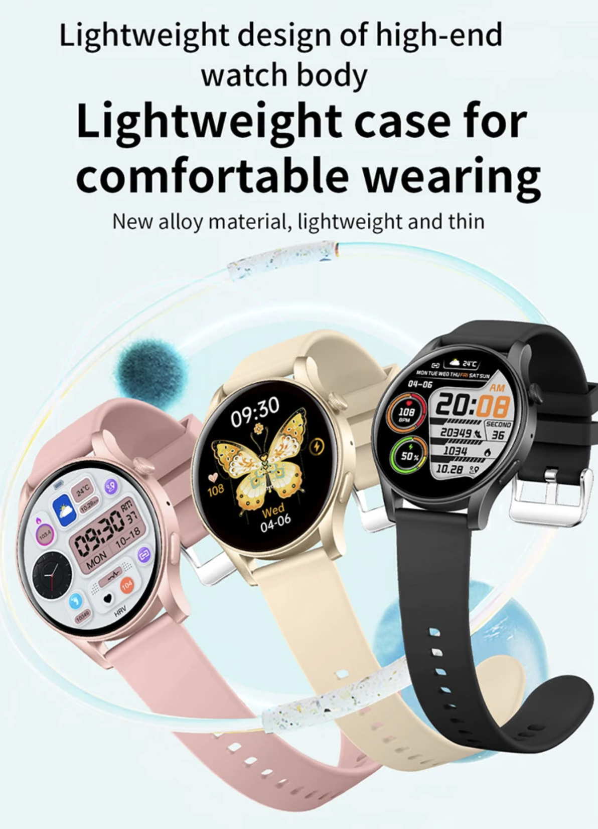 Philippe Palmer Smart Watch LP58 AMOLED Gold - 18