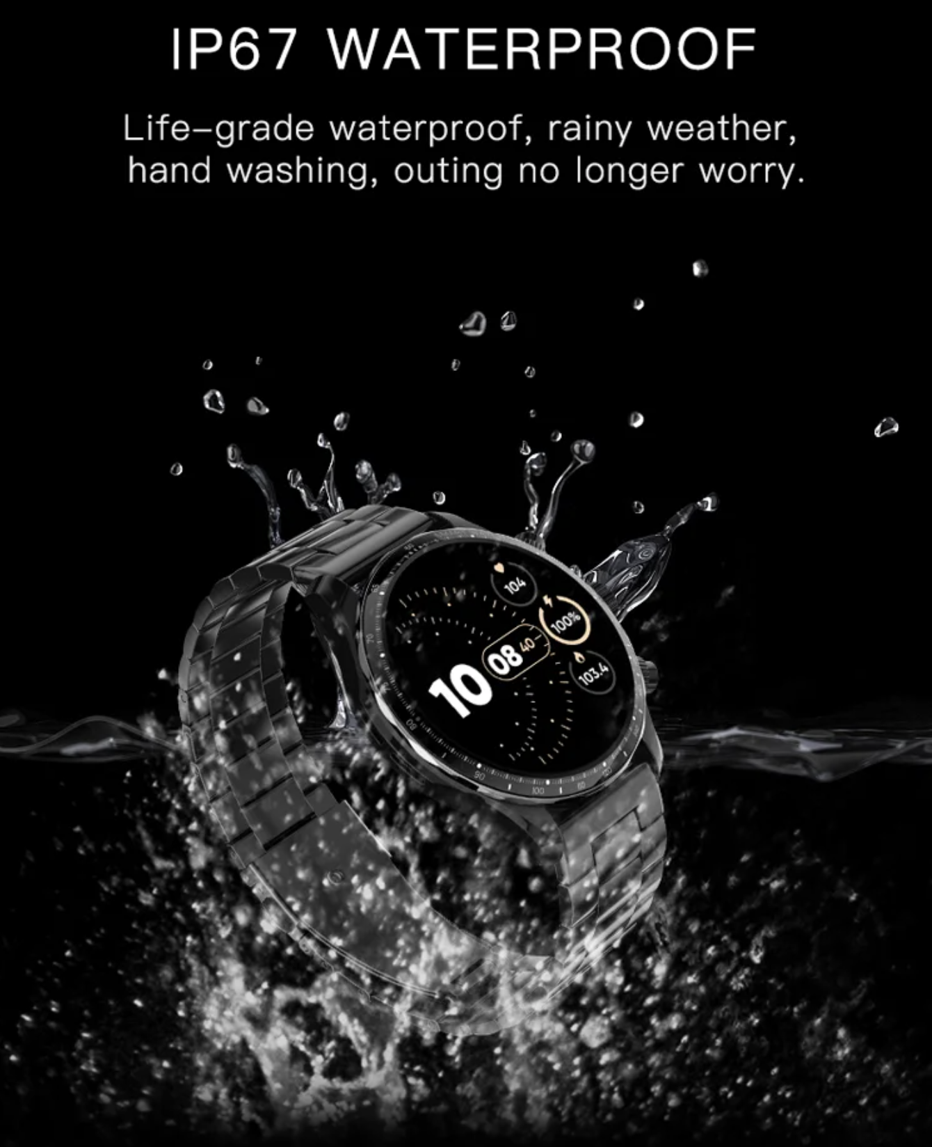Philippe Palmer Smart Watch LP85 AMOLED Gold - 18