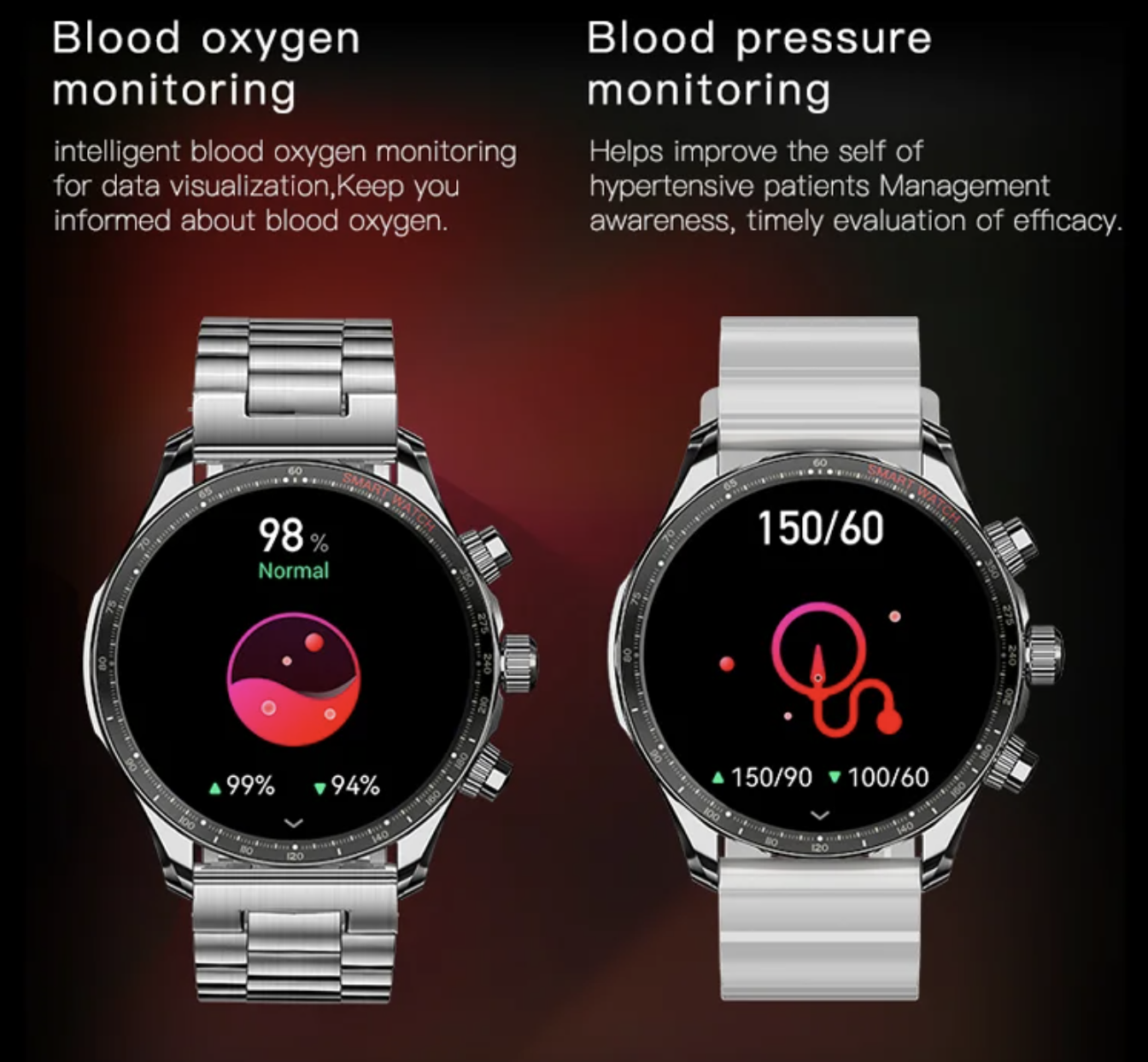 Philippe Palmer Smart Watch LP85 AMOLED Gold - 22
