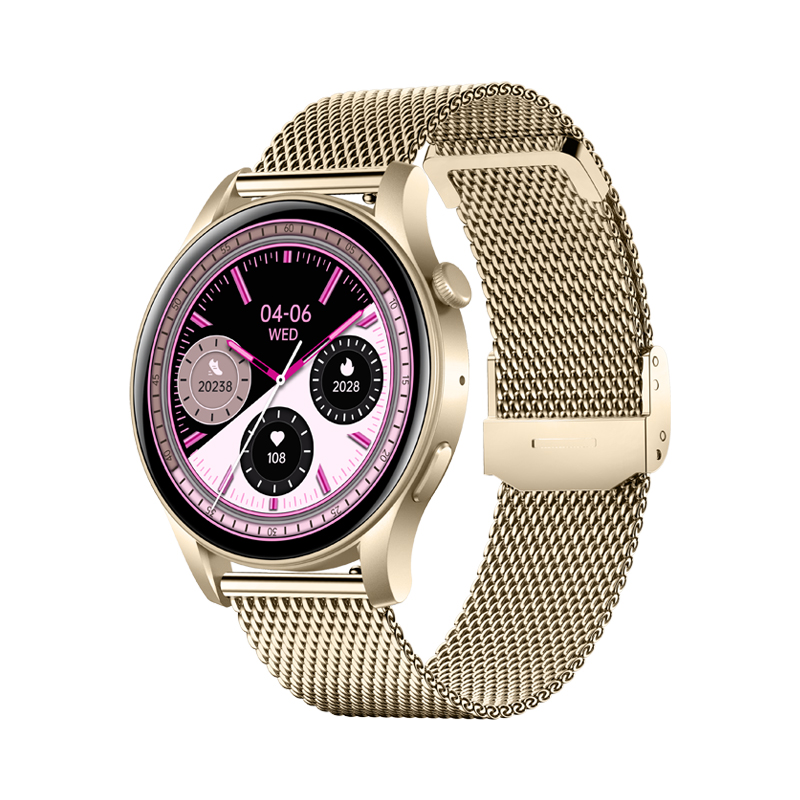 Philippe Palmer Smart Watch LP58 AMOLED Gold Mesh - 3