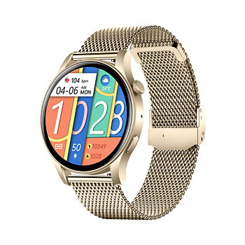 Philippe Palmer Smart Watch LP58 AMOLED Gold Mesh