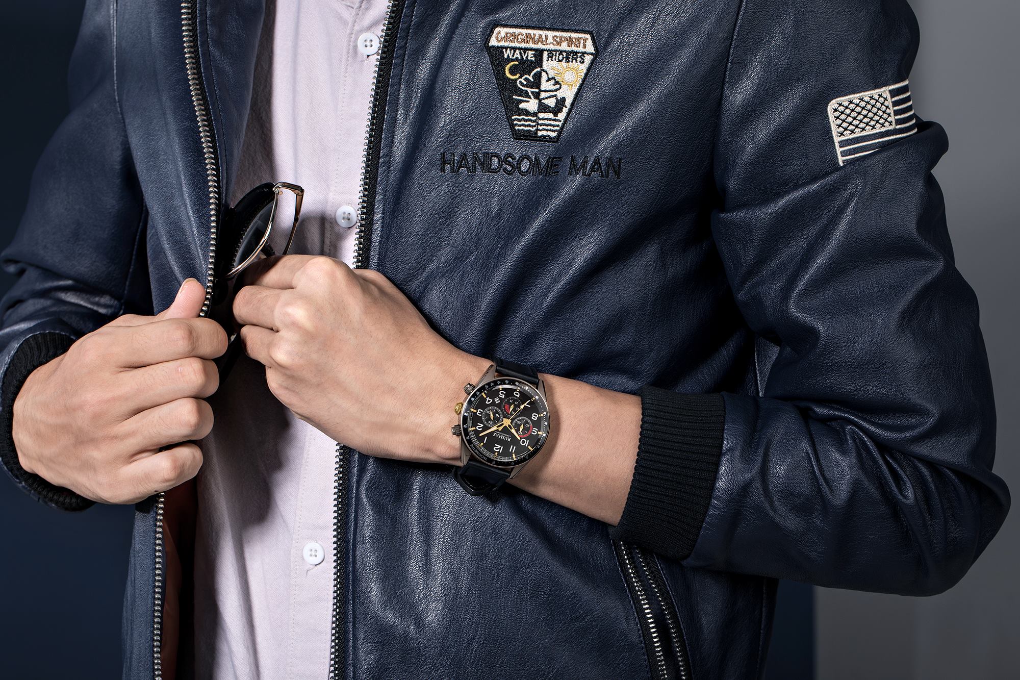 Ruimas Chrono-Mate Silver Black - 7