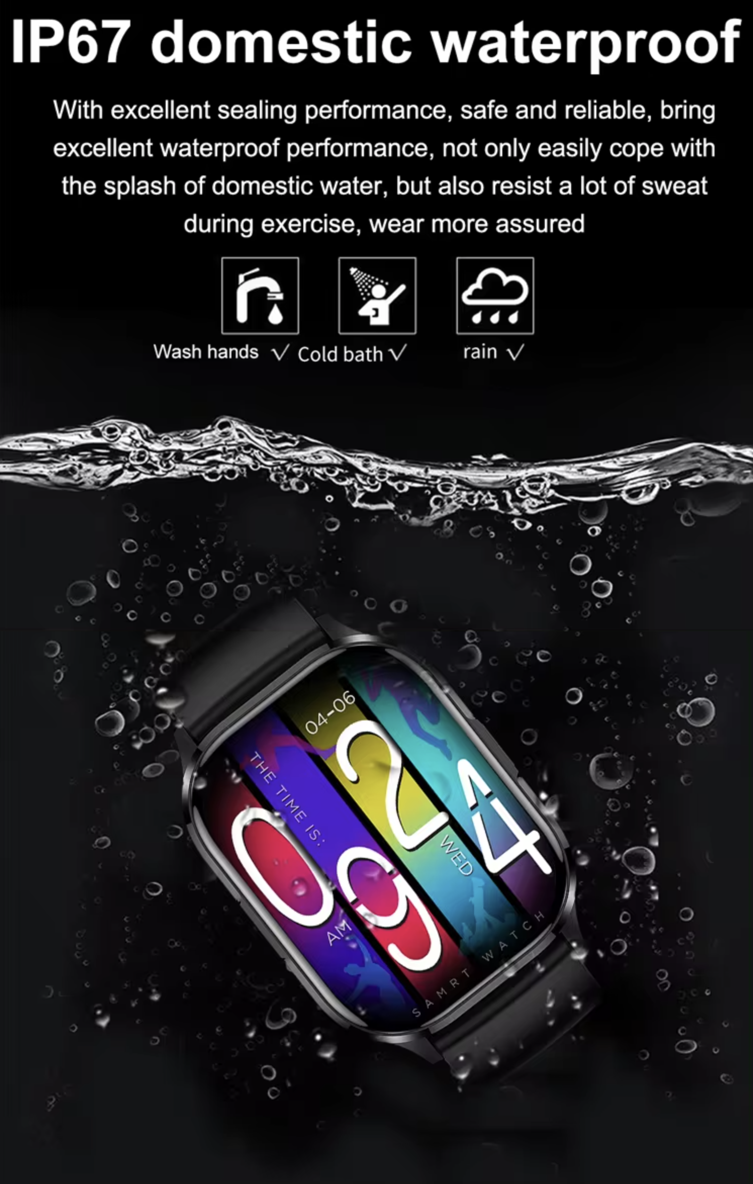Philippe Palmer Smart Watch LP21 AMOLED Black - 19