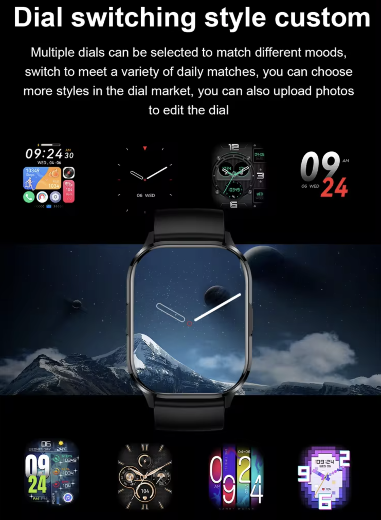 Philippe Palmer Smart Watch LP21 AMOLED Black - 17