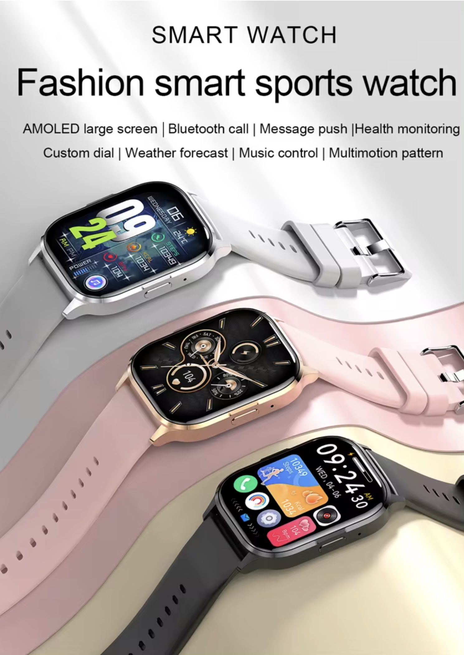Philippe Palmer Smart Watch LP21 AMOLED Silver - 4