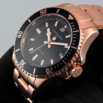 Jacques-Frédéric Nautique 18K Rose Gold / Black