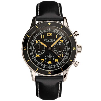 Kompass Chrono-Sec Black