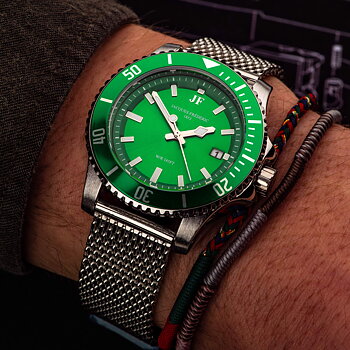 Jacques-Frédéric Nautique Mesh  Steel / Green