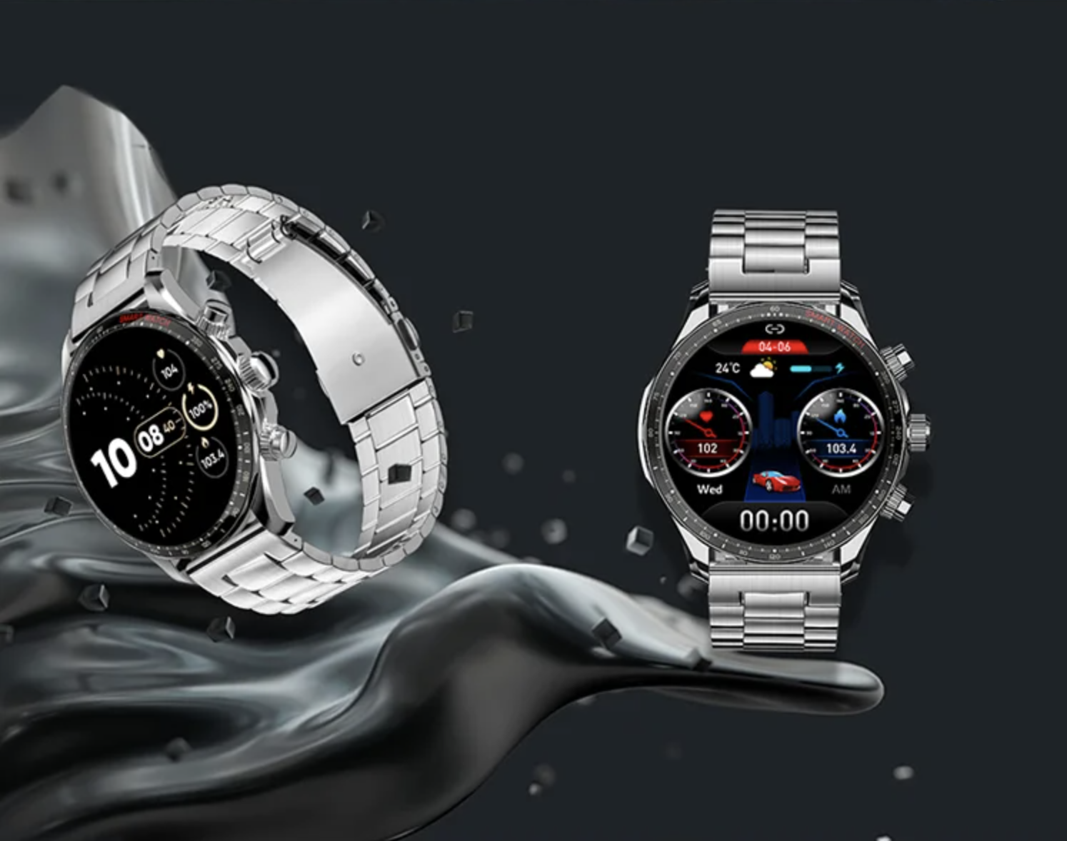 Philippe Palmer Smart Watch LP85 AMOLED Silver - 29