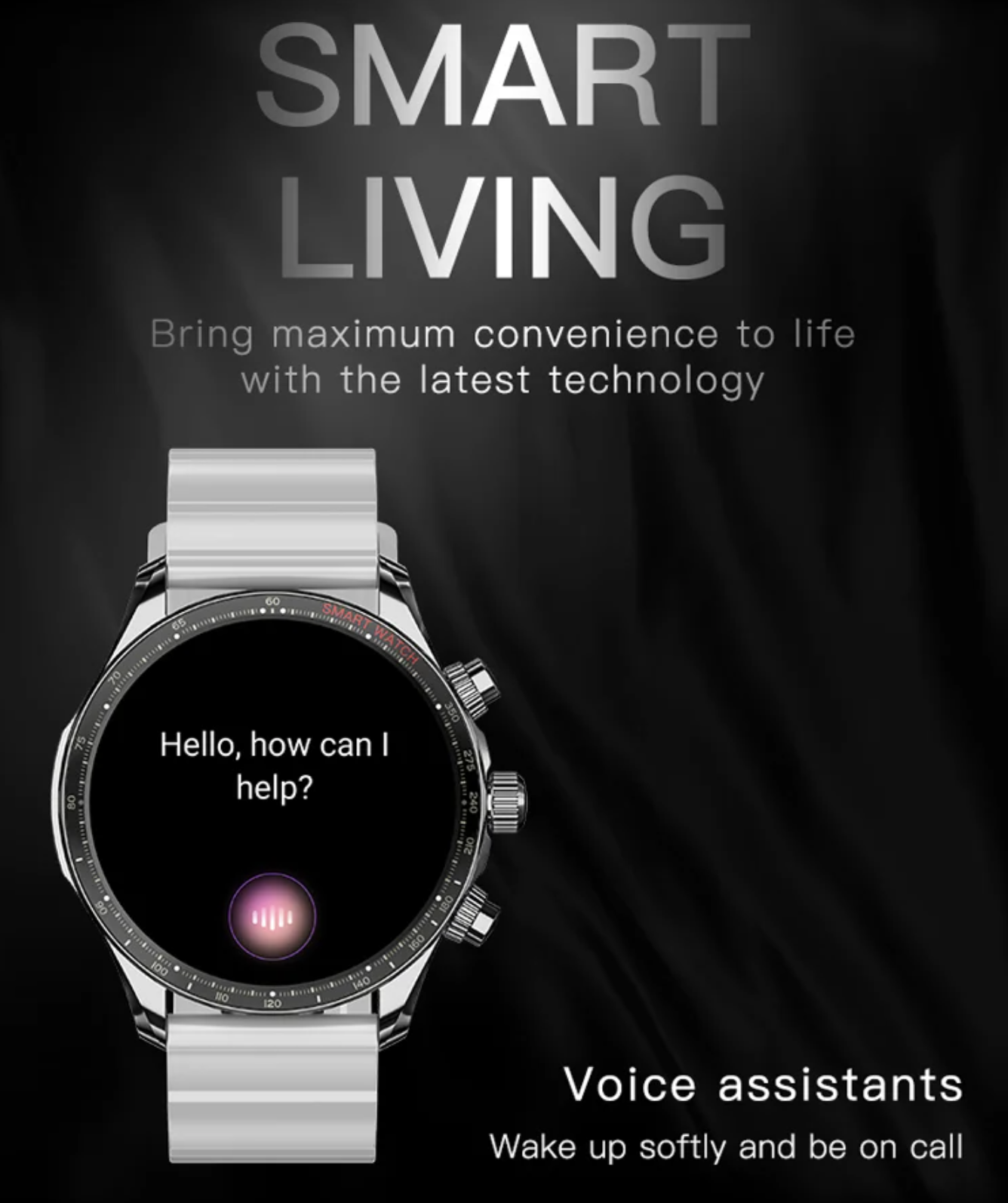Philippe Palmer Smart Watch LP85 AMOLED Silver - 14