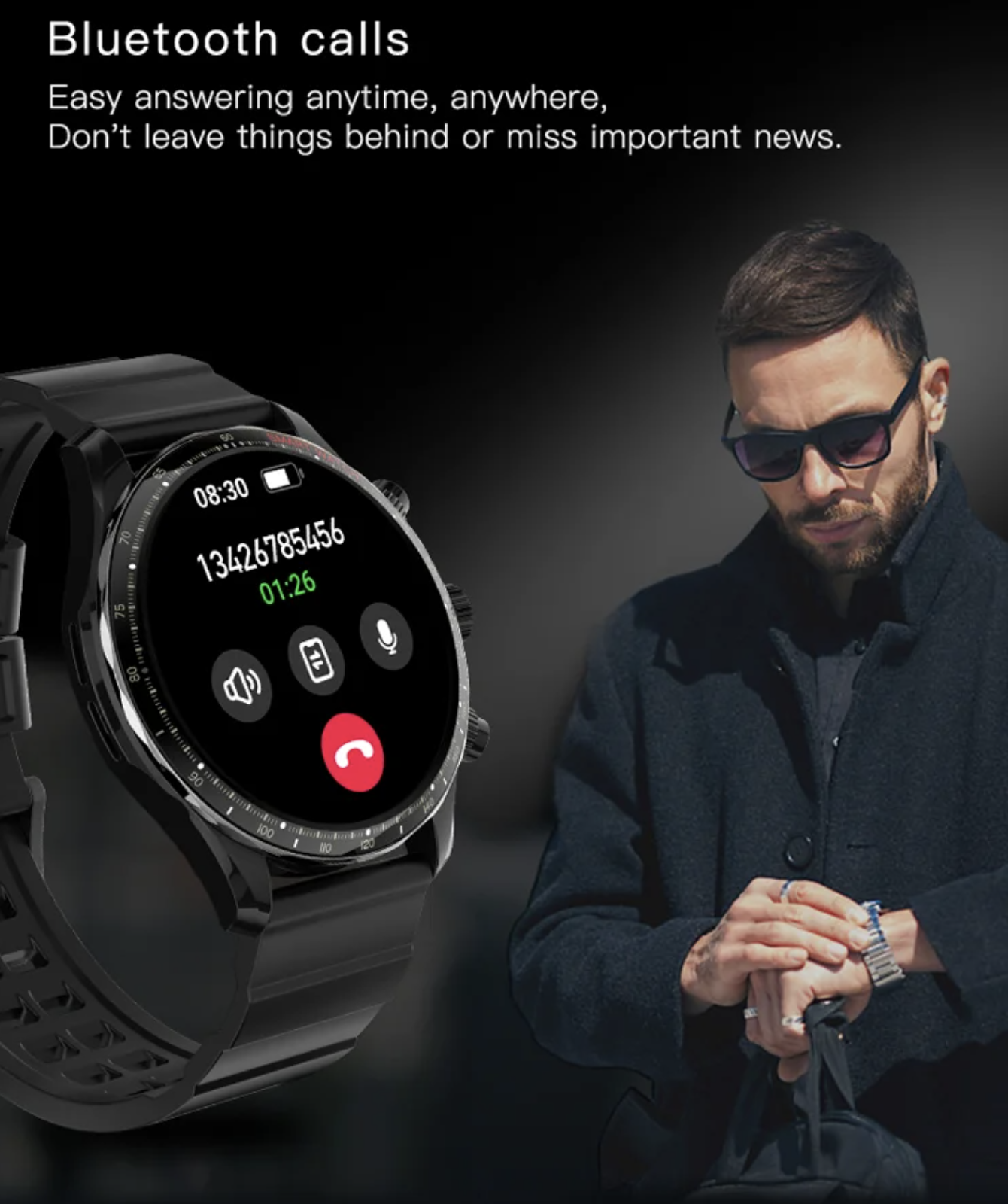Philippe Palmer Smart Watch LP85 AMOLED Silver - 15