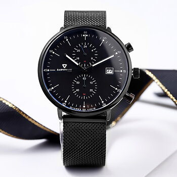 Mark Fairwhale Galactic Rose Black Leather