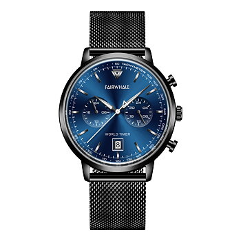 Mark Fairwhale Saturnine Black Blue Mesh