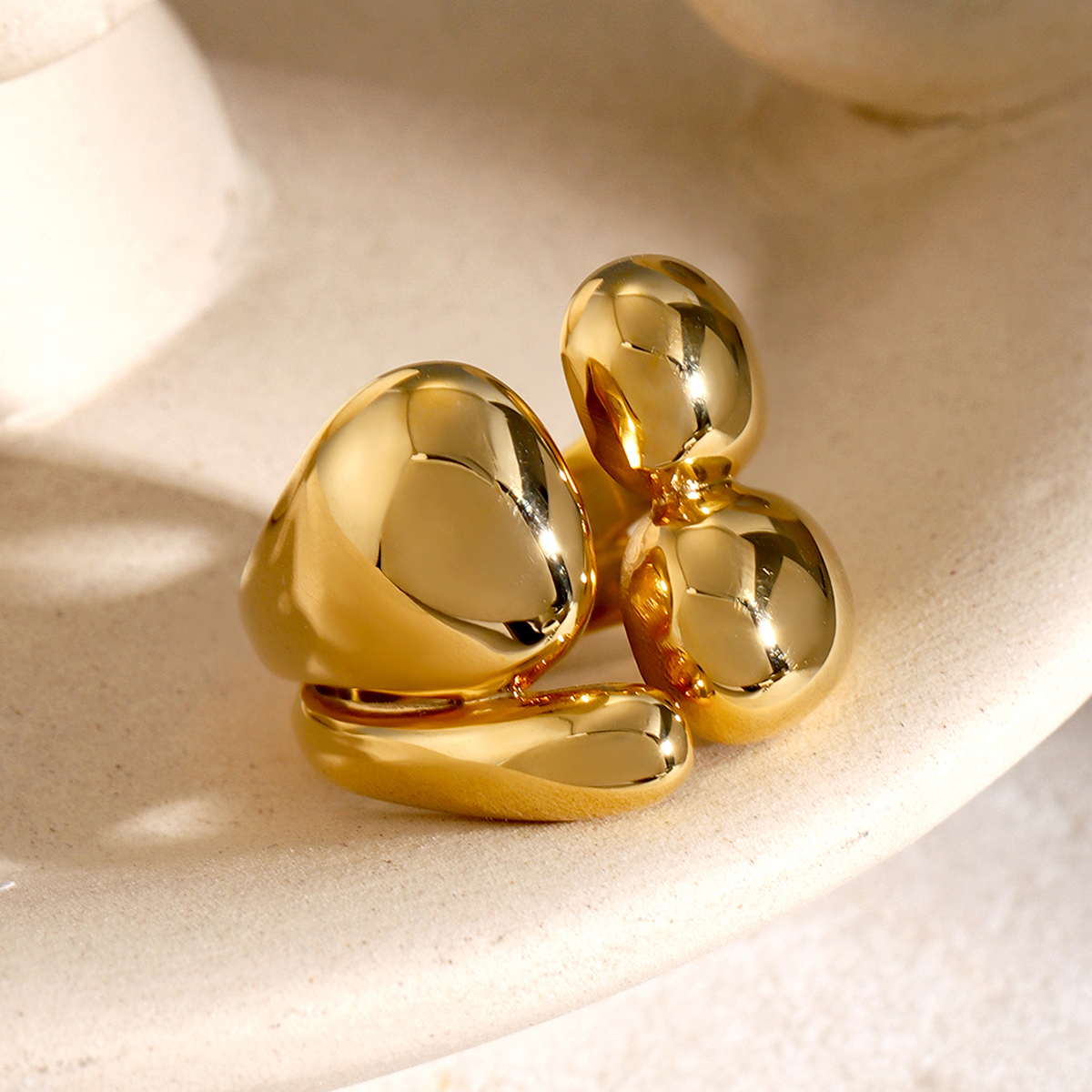 Celéste Ring Caméliane 18K Gold - 3