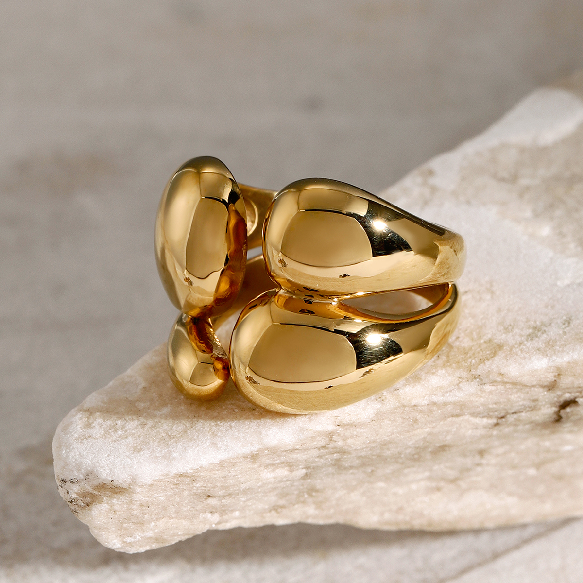 Celéste Ring Caméliane 18K Gold - 4