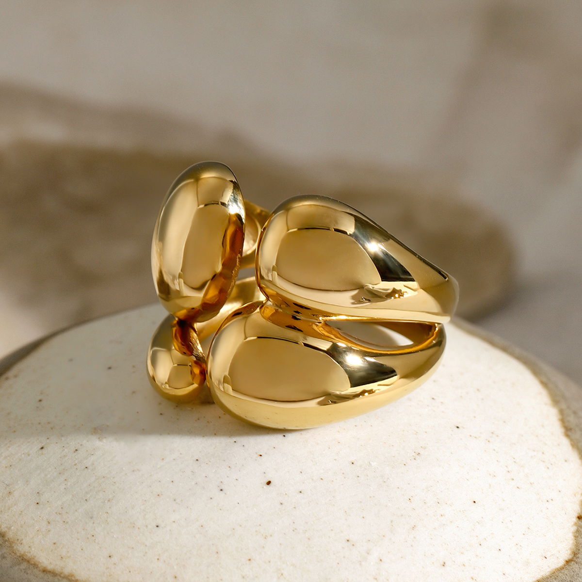 Celéste Ring Caméliane 18K Gold