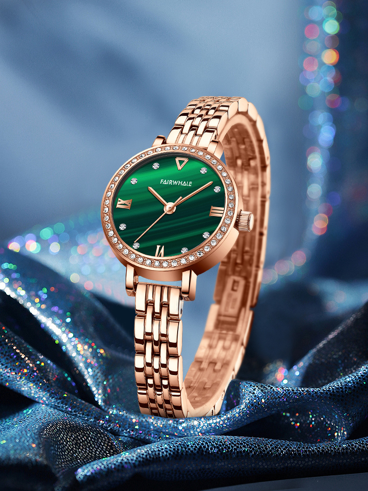 Mark Fairwhale Gemini Rose Green Steel - 6