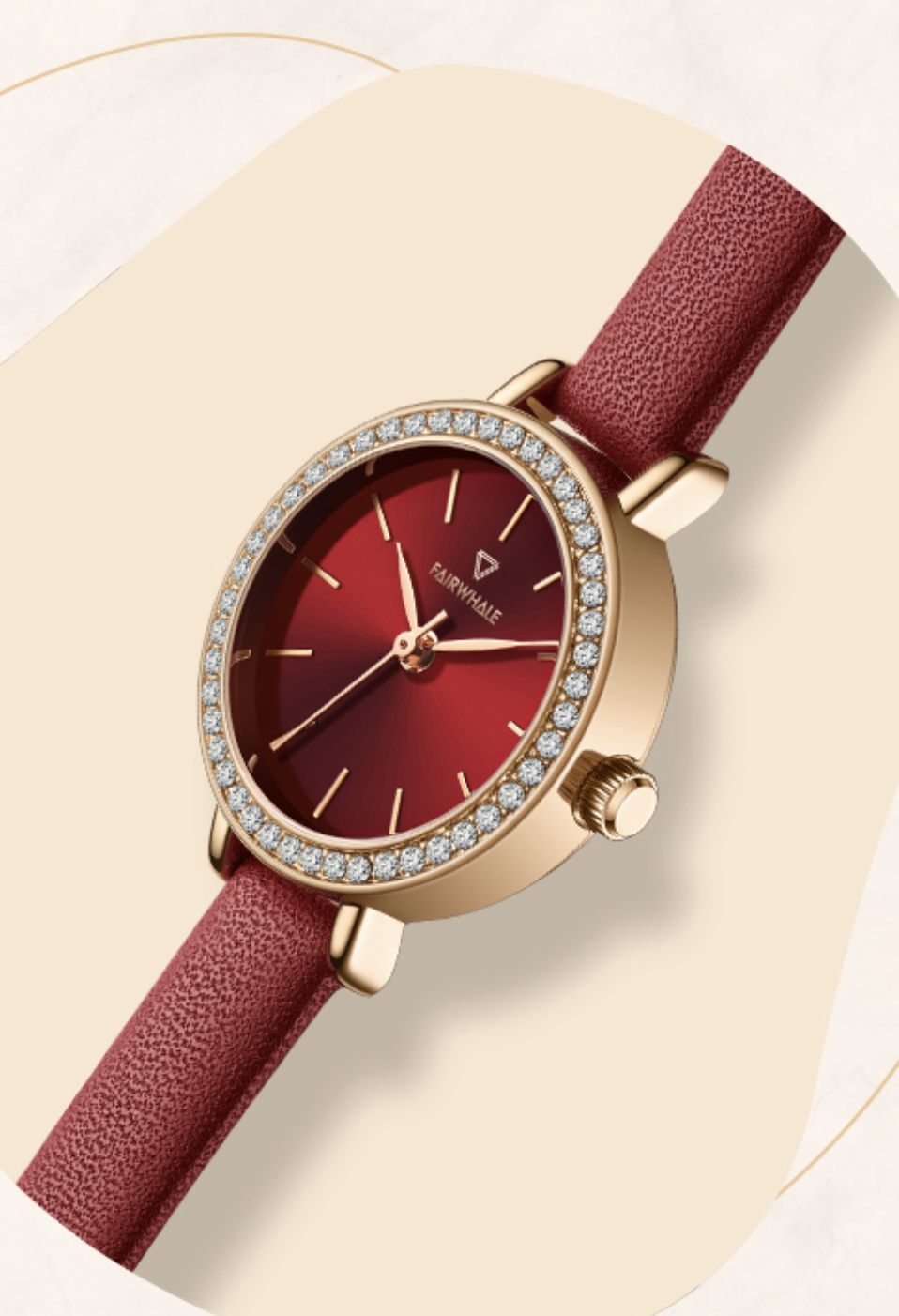 Mark Fairwhale Martian Rose Red Leather - 3