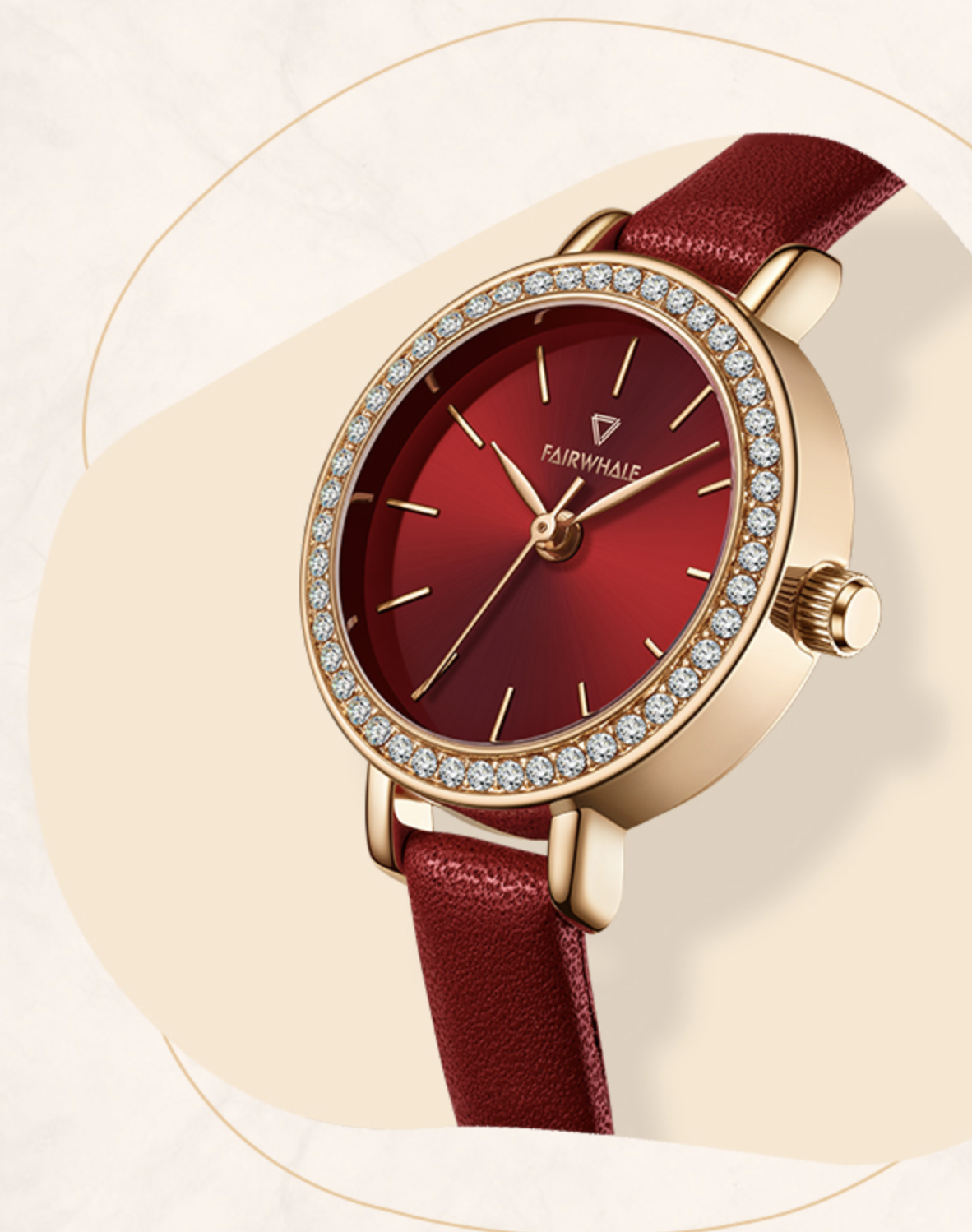 Mark Fairwhale Martian Rose Red Leather - 4