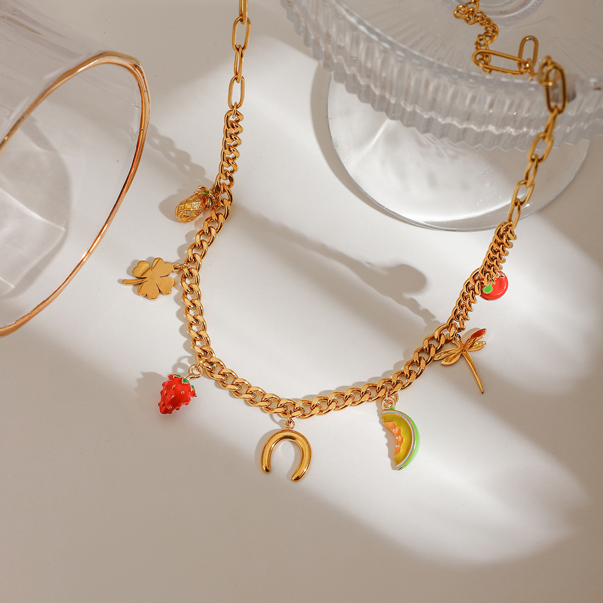 Celéste Necklace Louelle 18K Gold - 4