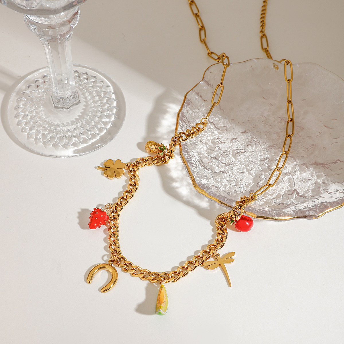Celéste Necklace Louelle 18K Gold - 8