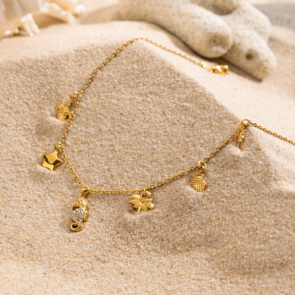 Celéste Necklace Marsaline 18K Gold - 4
