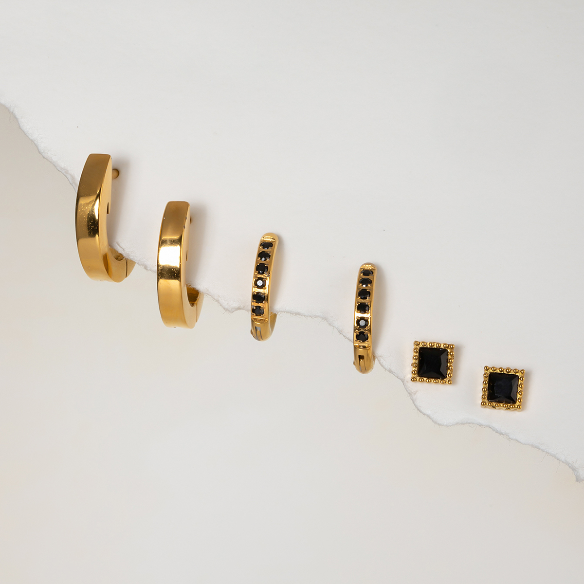 Celéste Earrings Olasie 18K Gold - 3