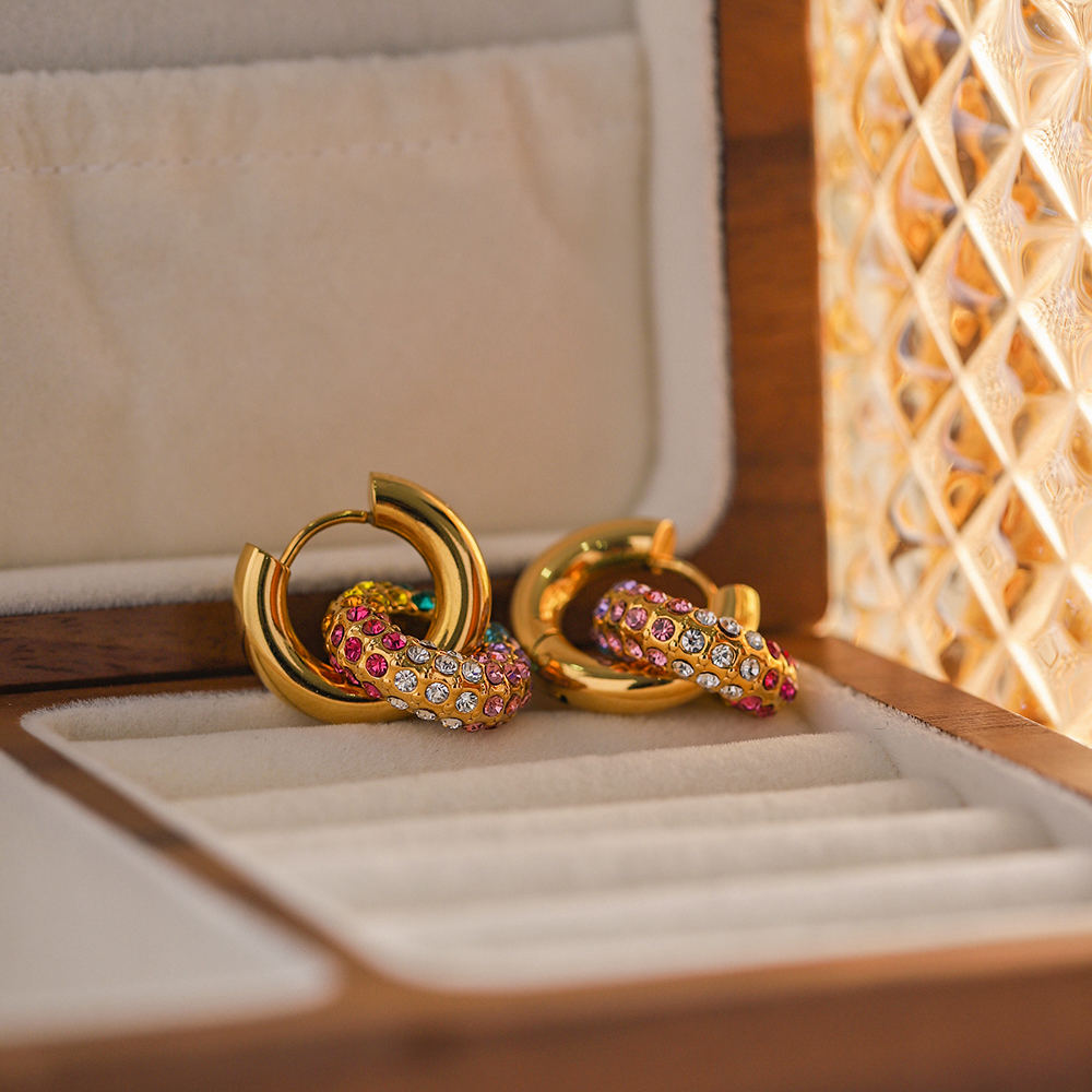Celéste Earrings Pacifique 18K Gold - 4