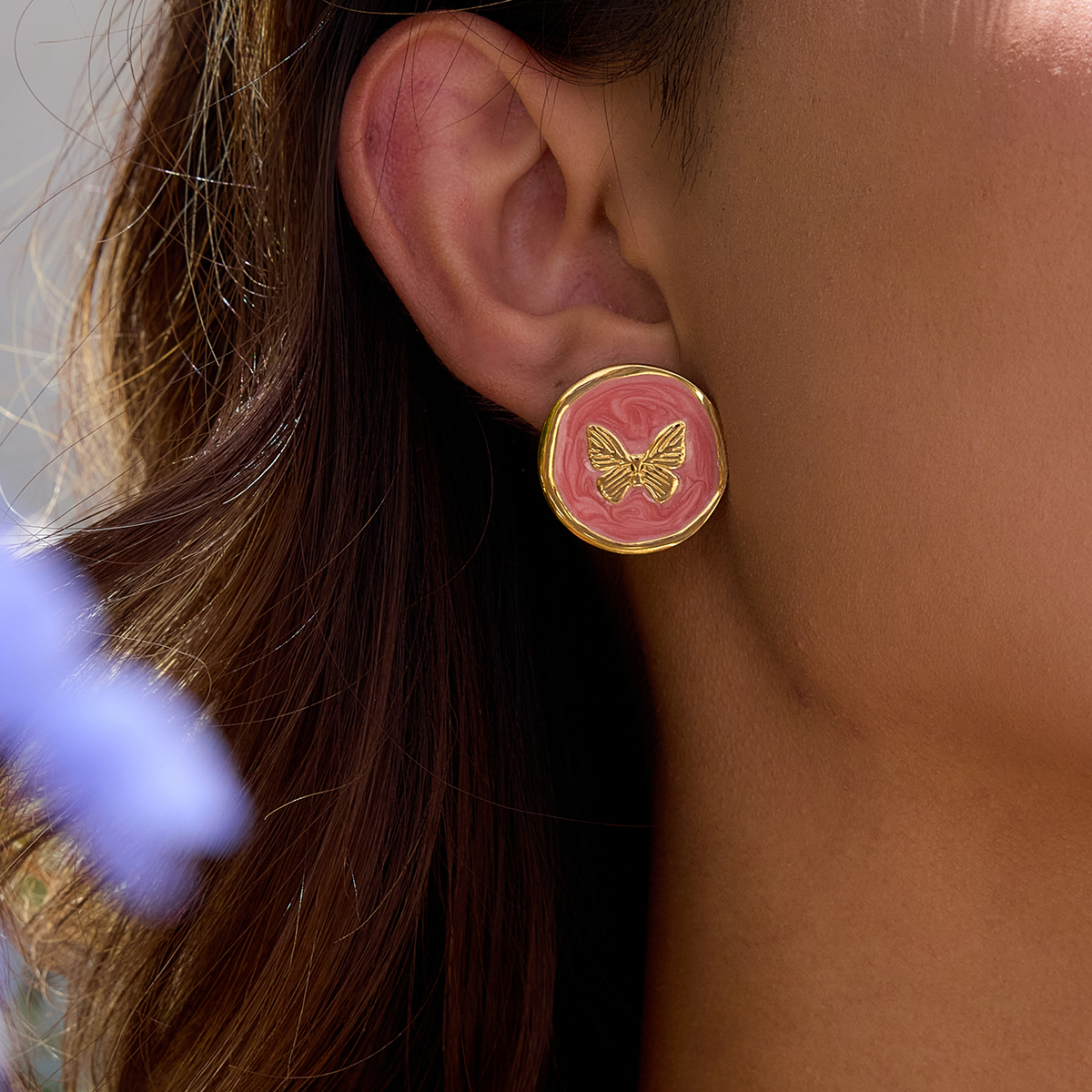 Celéste Earrings Quitina 18K Gold