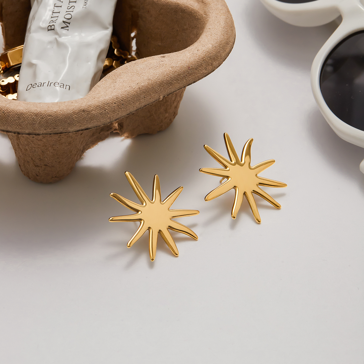 Celéste Earrings Rubina 18K Gold - 3