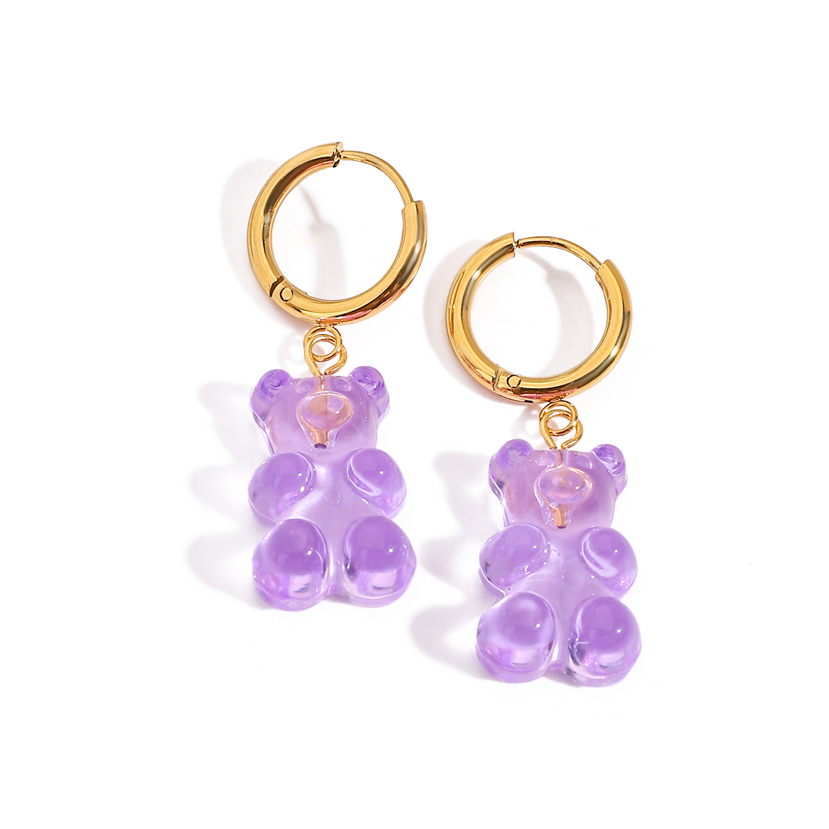 Celéste Earrings Salvia 18K Gold