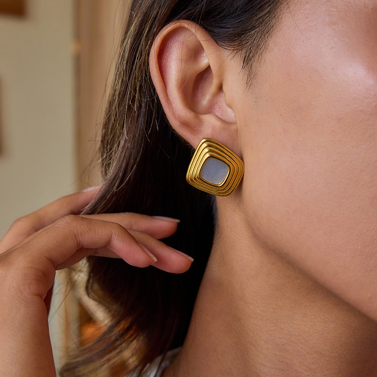 Celéste Earrings Sévérina 18K Gold - 3