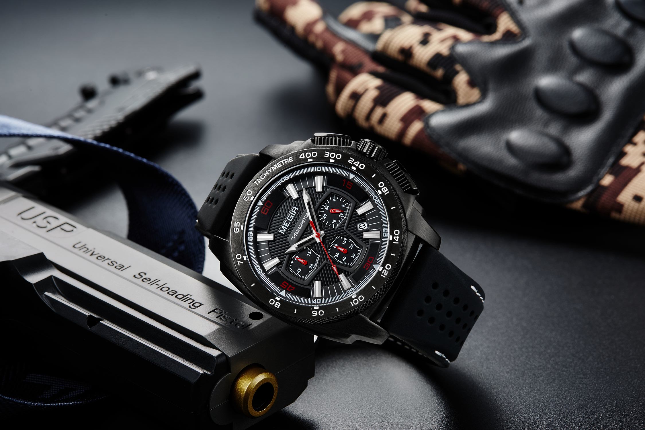 Megir Chrono-Racing Black - 5