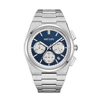 Megir Heritage Chrono Sapphire Blue