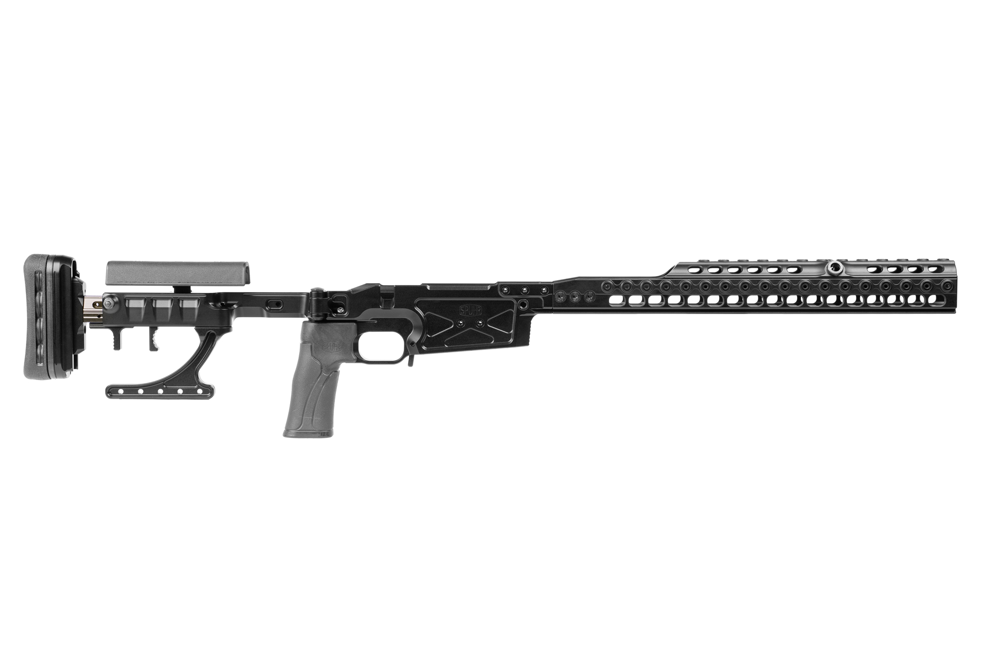 Spuhr Chassis Rem 700 SA, Black, 16"