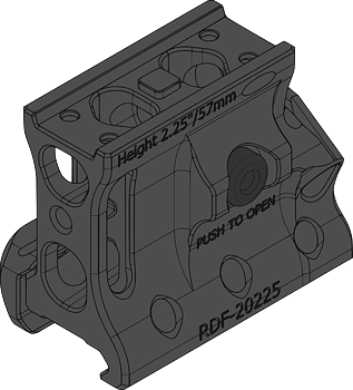 RDF-40225KC Holosun™ Magnifier Mount H57mm/2.25" PIC