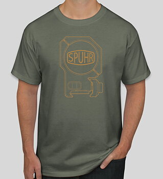 T-Shirt, ISMS, OD/Khaki, Male, XL