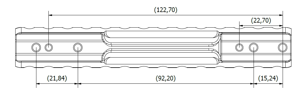 R-7001 Remington 700 SA Scope Base 0MIL - 2