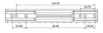 R-7001 Remington 700 SA Scope Base 0MIL