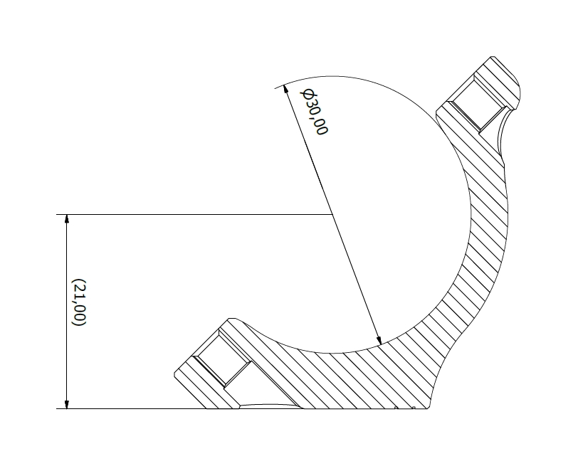 HB30-21A Blaser Aesthetic Rings Ø30 H21/0.83" - 2