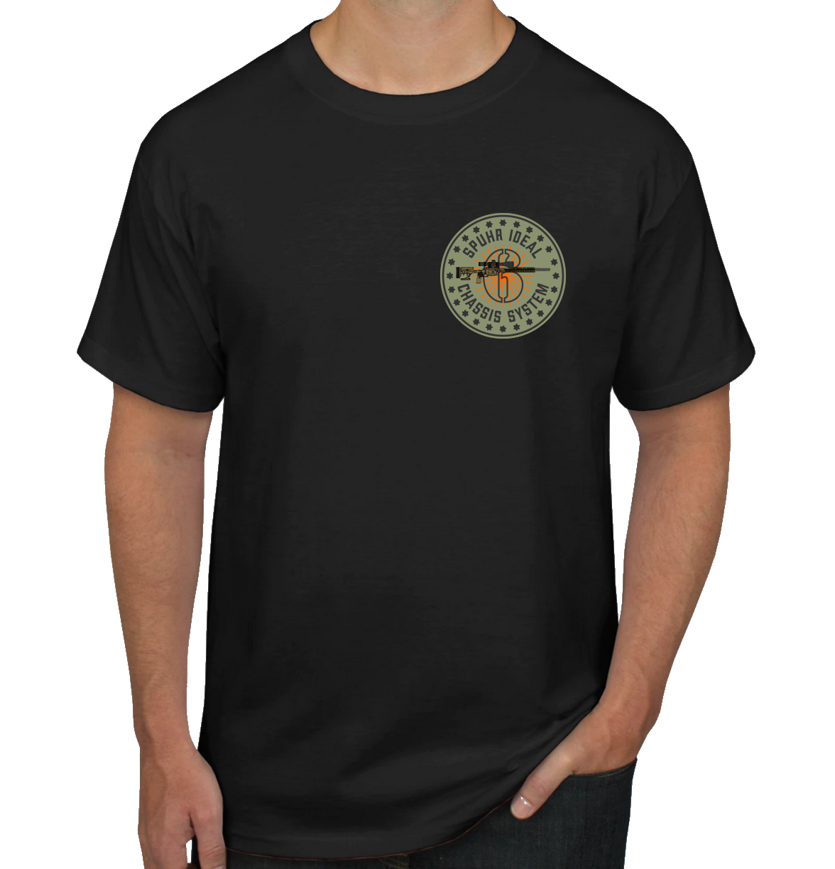 T-Shirt, SICS™, Black/Color, Male, Small
