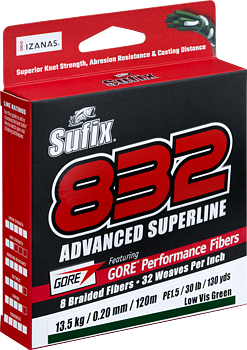 Sufix - 832 Advanced Superline Camo 120m