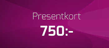 Presentkort, 750 kr