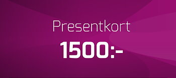 Presentkort, 1500 kr